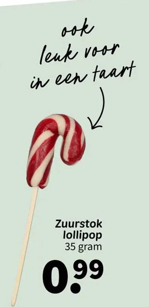 Zuurstok lollipop