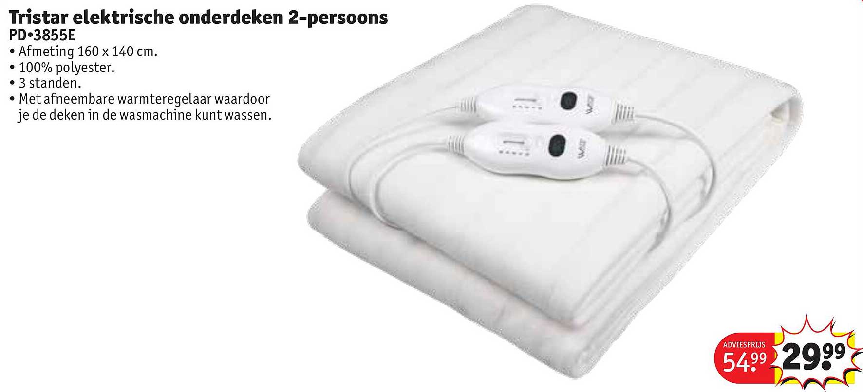 Tristar Fleece Warmte Deken 160 x 130 cm kopen