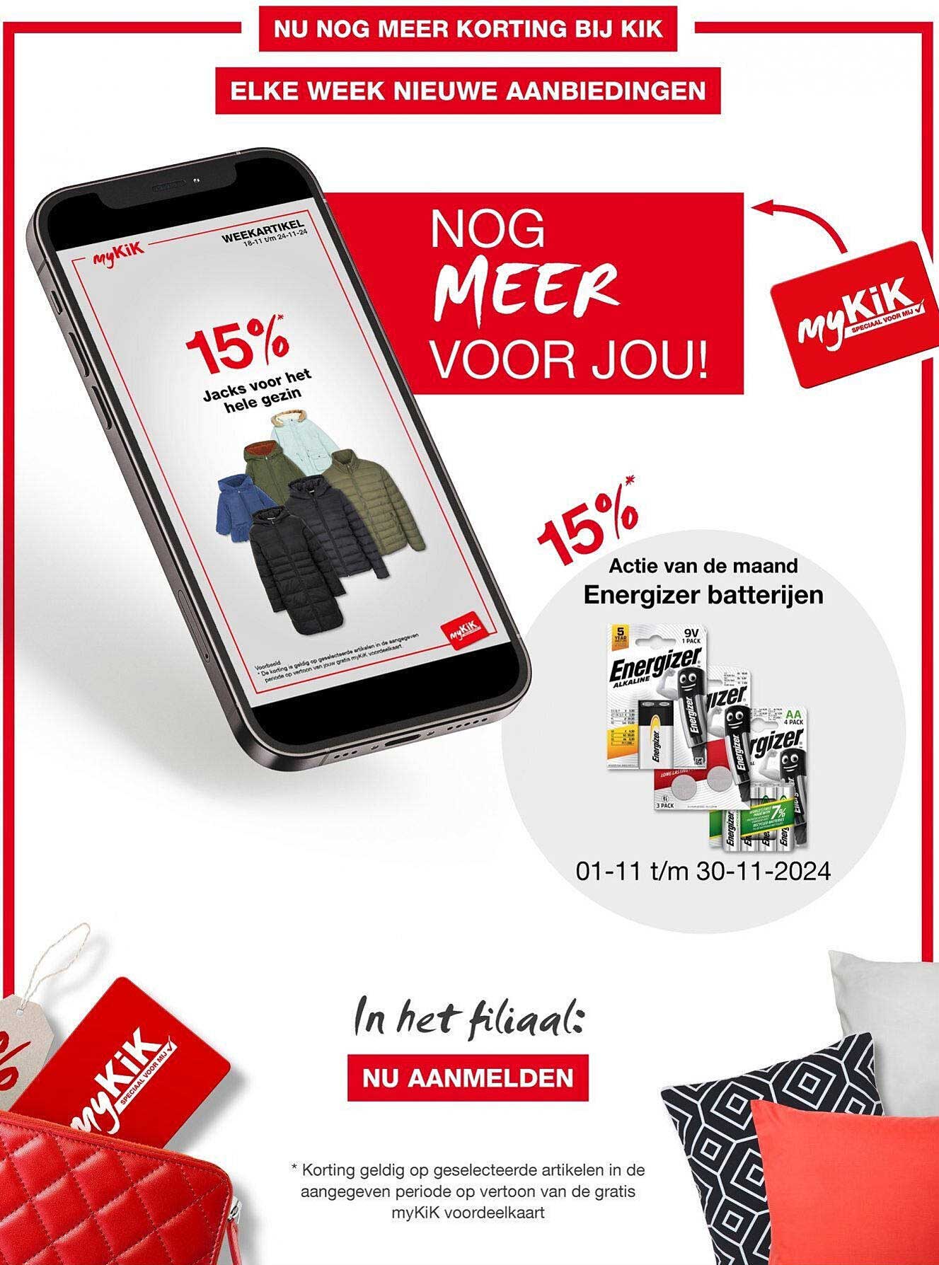 15% Jacks voor het hele gezin