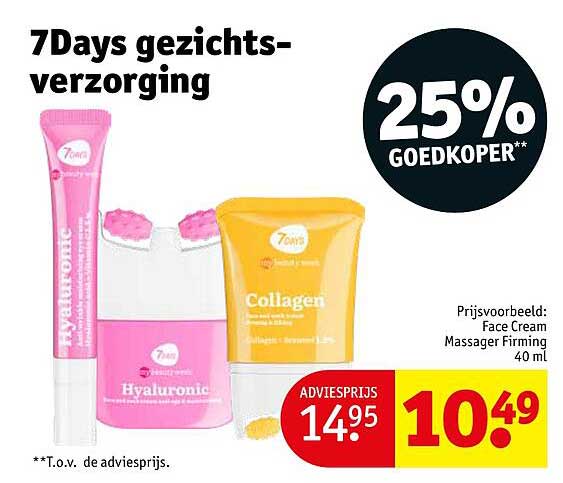 7Days gezichtsverzorging