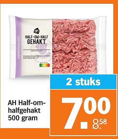 AH Half-om-halfgehakt