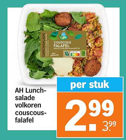 AH Lunchsalade volkoren couscous-falafel