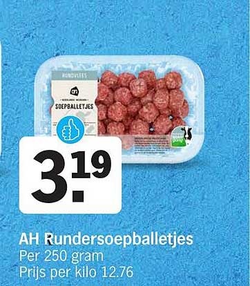 AH Rundersoepballetjes