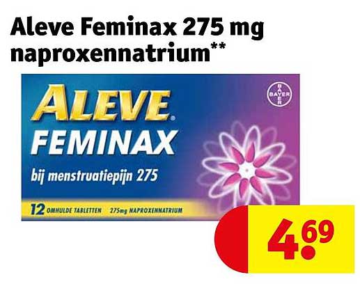 Aleve Feminax 275 mg naproxennatrium**