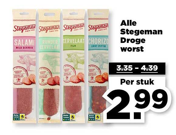 Alle Stegeman Droge worst