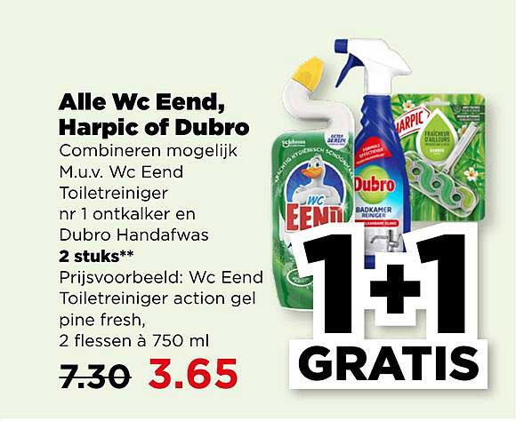 Alle Wc Eend, Harpic of Dubro