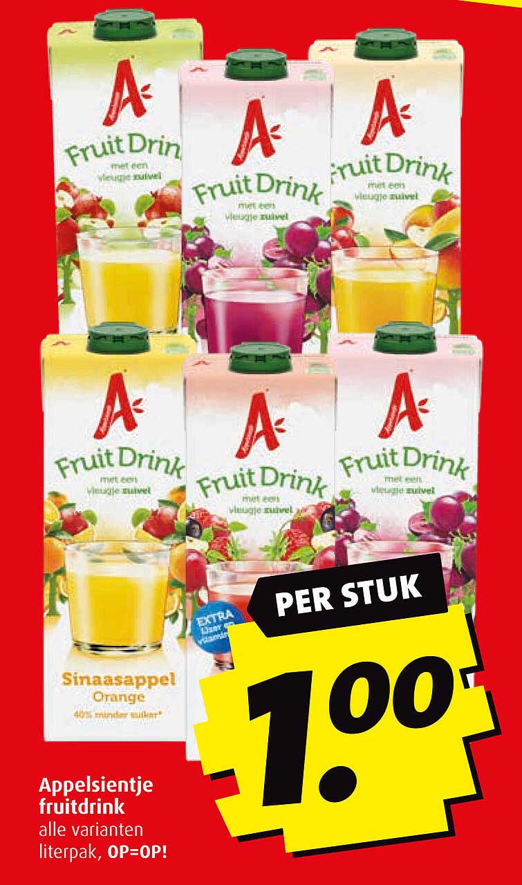 Appelsientje fruitdrink