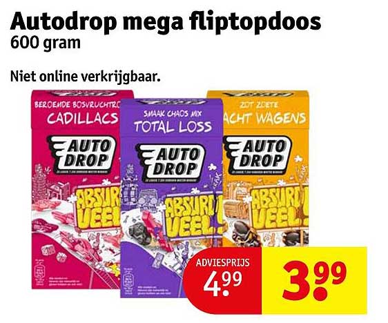 Autodrop mega fliptopdoos