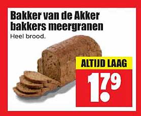 Bakker van de Akker bakkers meergranen