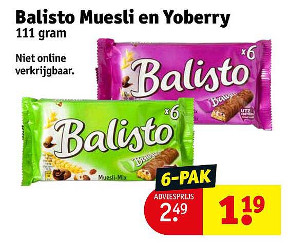 Balisto Muesli en Yoberry