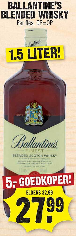 BALLANTINE'S BLENDED WHISKY