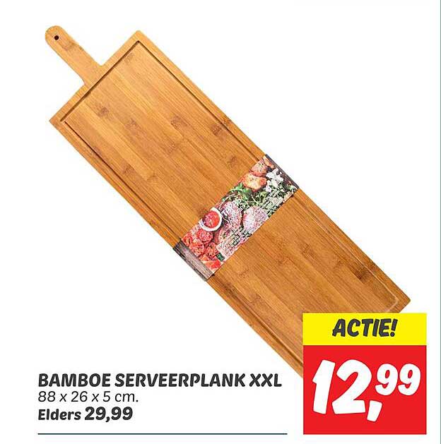 Bamboe Serveerplank XXL