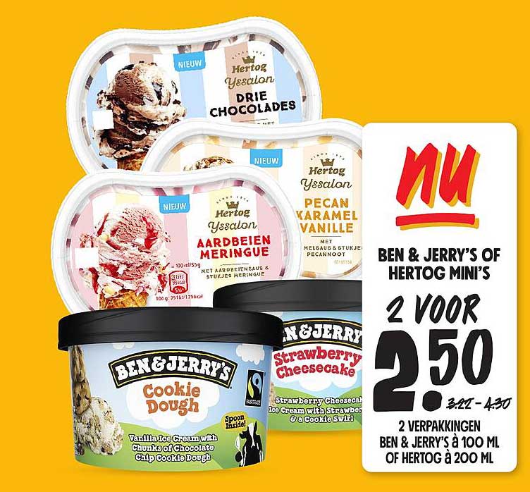 BEN & JERRY’S OF HERTOG MINI’S