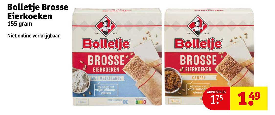 Bolletje Brosse Eierkoeken