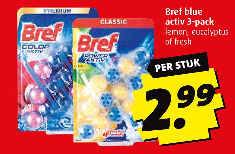 Bref blue activ 3-pack