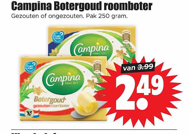 Campina Botergoud roomboter