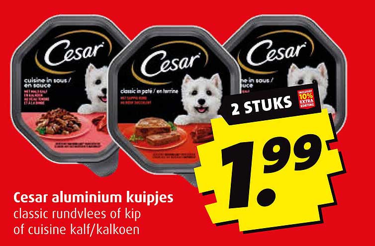 Cesar aluminium kuipjes