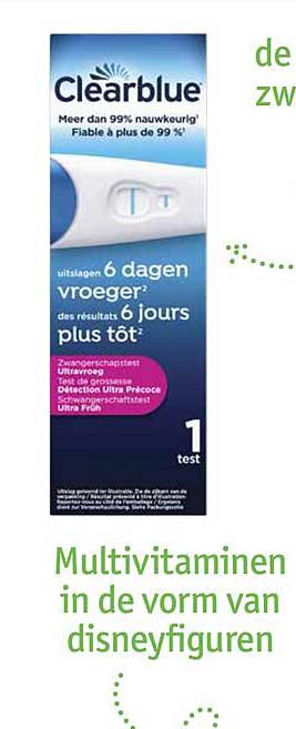 Clearblue 6 dagen vroeger