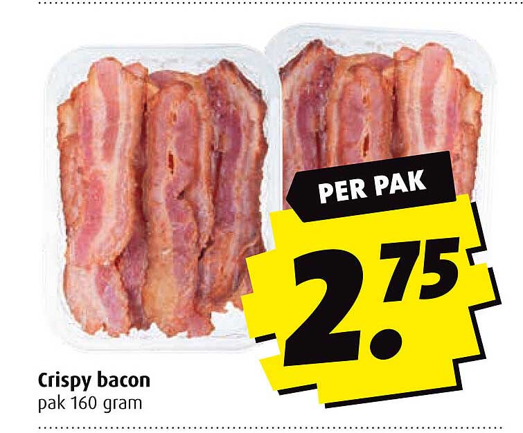 Crispy bacon