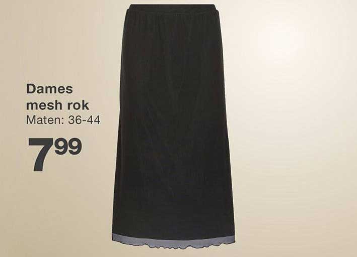 Dames mesh rok