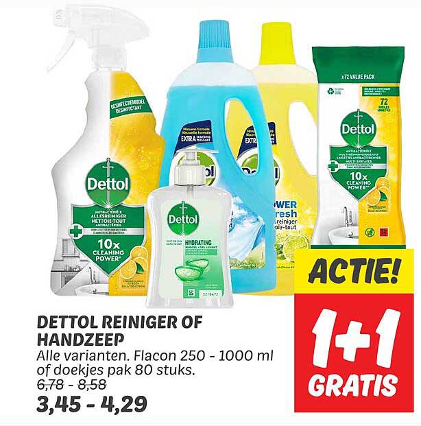 DETTOL REINIGER OF HANDZEEP