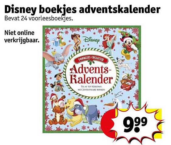 Disney boekjes adventskalender