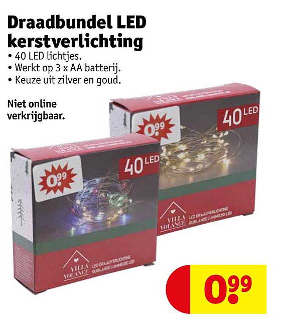 Draadbundle LED kerstverlichting