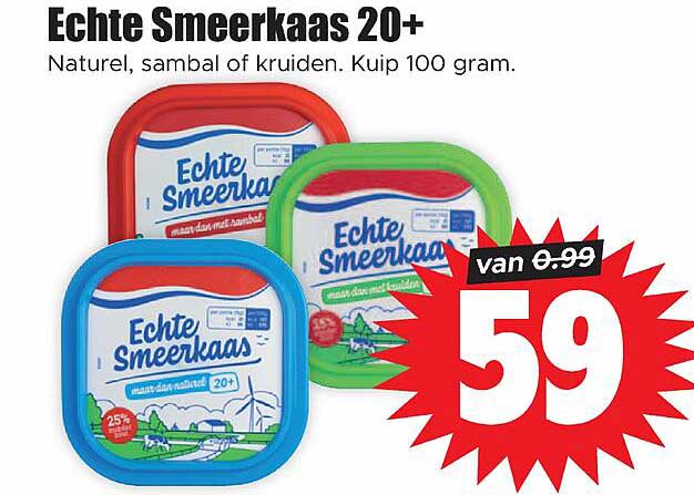 Echte Smeerkaas 20+