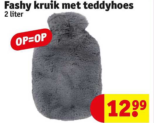 Fashy kruik met teddyhoes