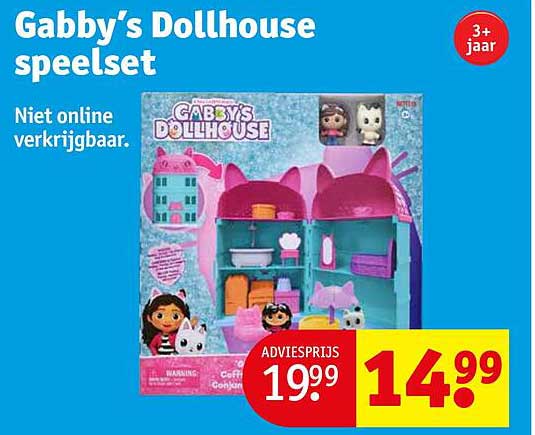 Gabby’s Dollhouse speeltset