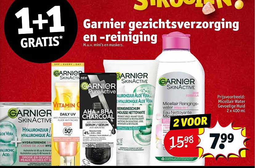 Garnier gezichtsverzorging en -reiniging