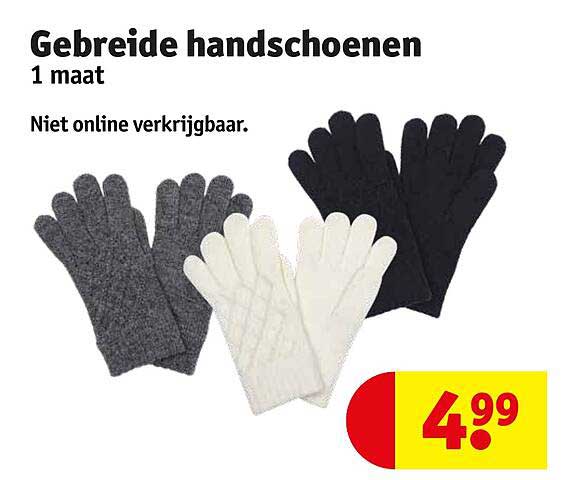 Gebreide handschoenen