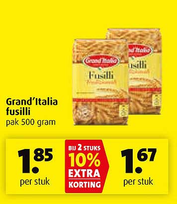 Grand'Italia fusilli