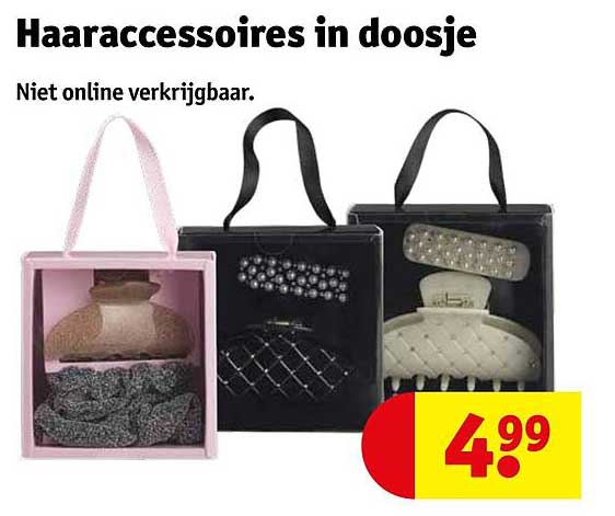 Haaraccessoires in doosje