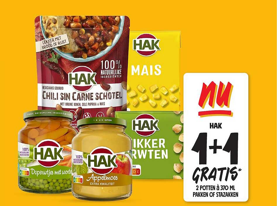 HAK 1+1 GRATIS*