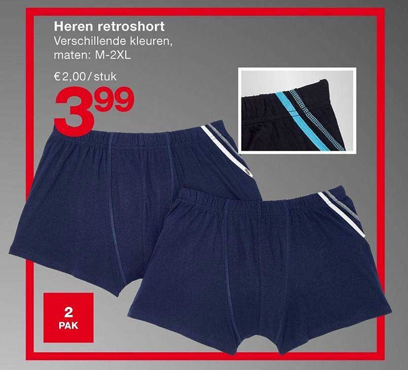 Heren retroshort