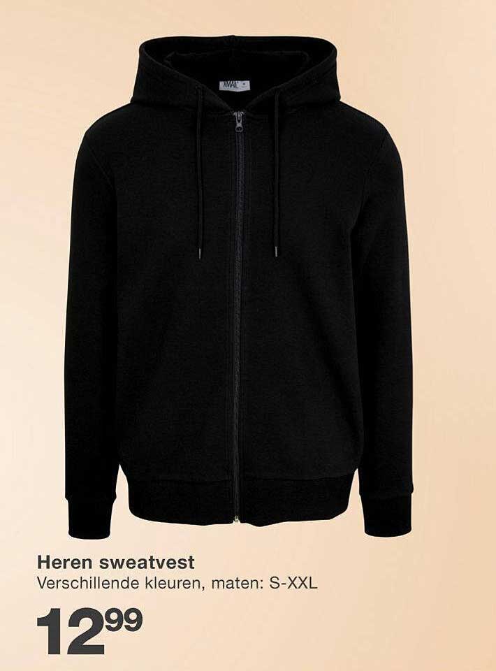 Heren sweatvest