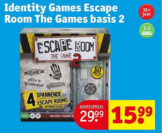 Identity Games Escape Room The Games basis 2