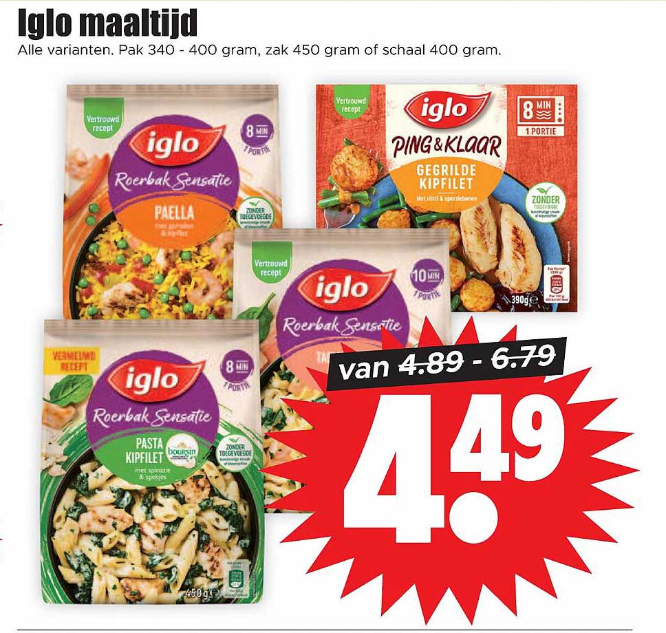 Iglo maaltijdijd