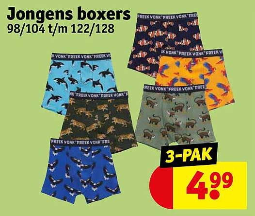 Jongens boxers 3-PAK