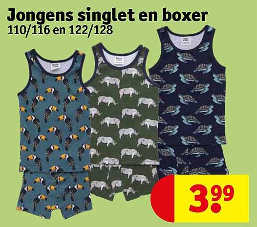 Jongens singlet en boxer