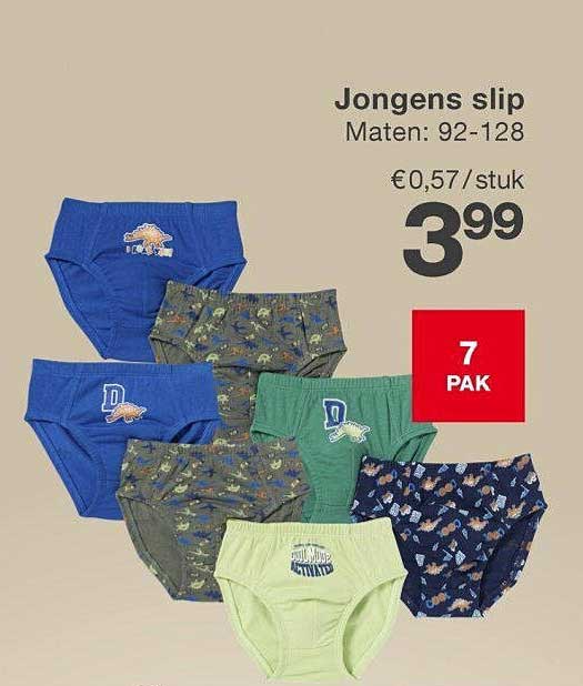 Jongens slip 7 PAK