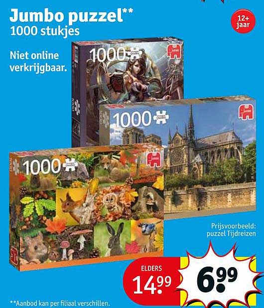 Jumbo puzzel** 1000 stukjes