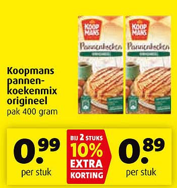 Koopmans pannenkoekenmix origineel