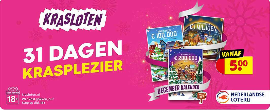 Krasloten 31 DAGEN KRASPLEZIER