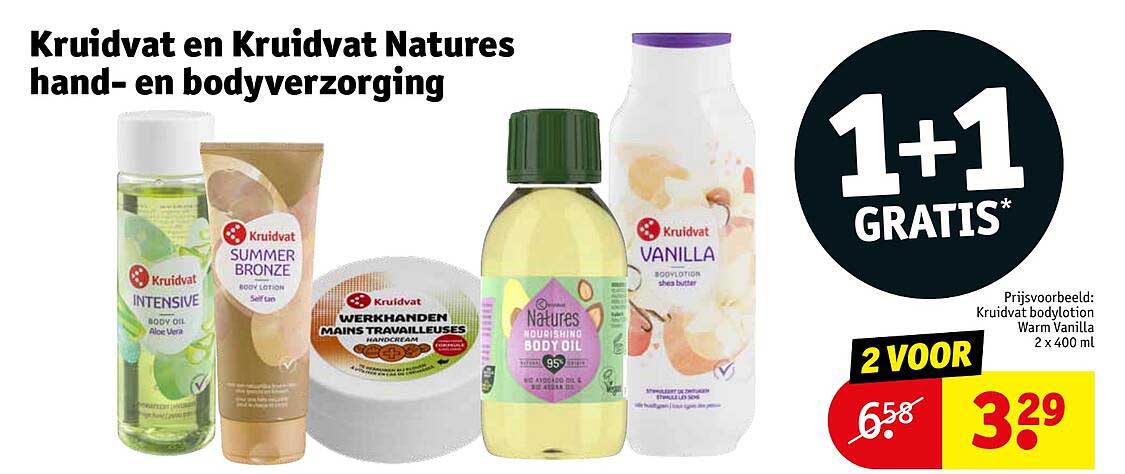 Kruidvat en Kruidvat Natures hand- en bodyverzorging