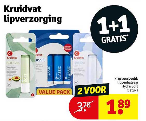 Kruidvat lipverzorging