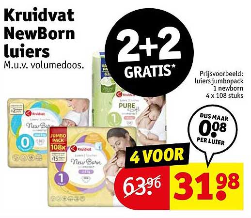 Kruidvat NewBorn luiers