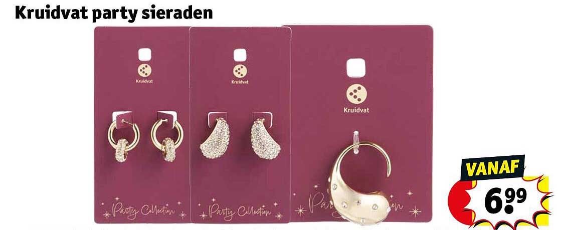 Kruidvat party sieraden