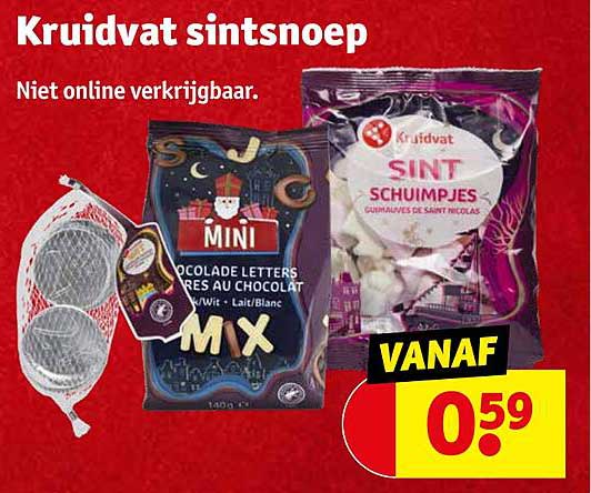 Kruidvat sint snoep